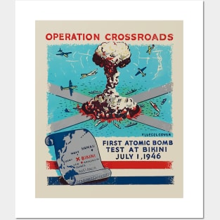 Operation Crossroads - Atomic Bomb Test at Bikini Posters and Art